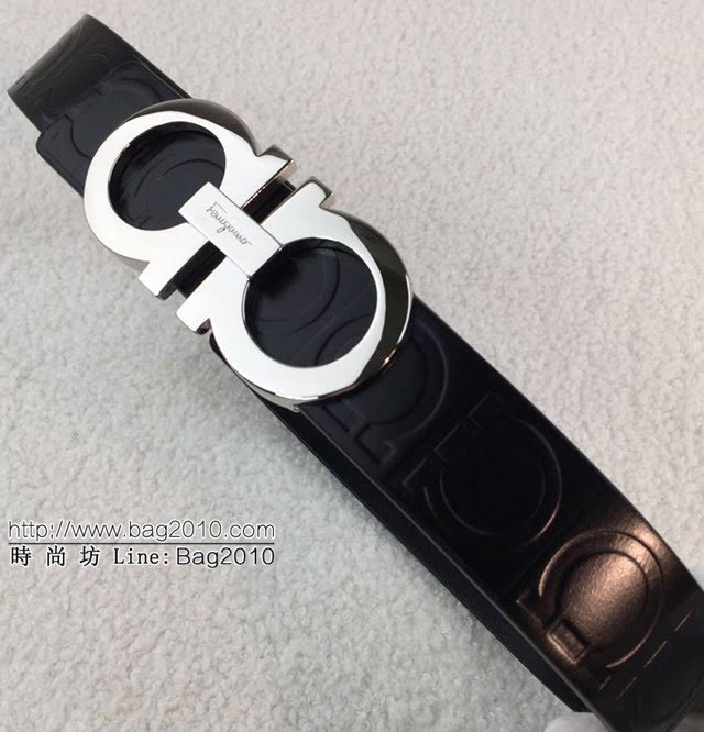 菲拉格慕男士皮帶 Ferragamo雙面用小牛皮腰帶  jjp1411